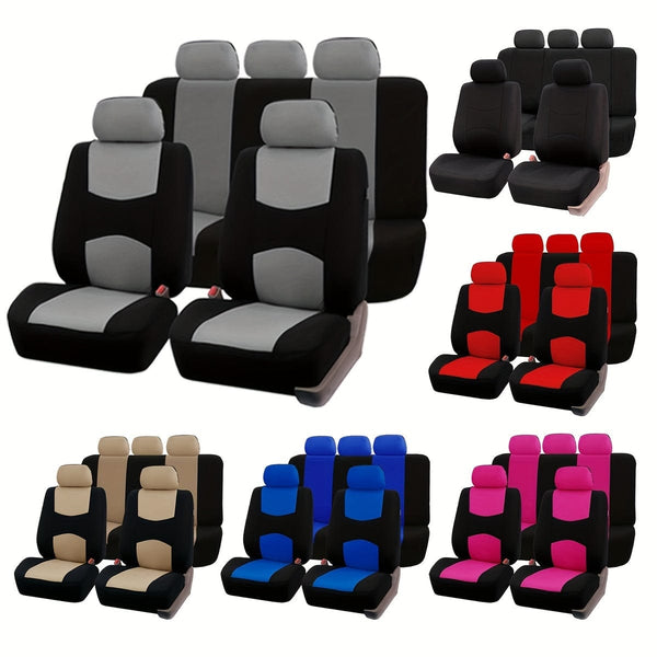 Planet Gates Upgrade Your Car Interior With A Universal Fit 5-Seat Polyester Car Seat Cover Set
