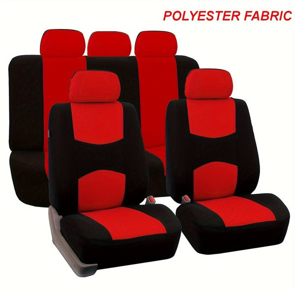Planet Gates Upgrade Your Car Interior With A Universal Fit 5-Seat Polyester Car Seat Cover Set
