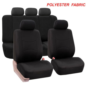 Planet Gates Upgrade Your Car Interior With A Universal Fit 5-Seat Polyester Car Seat Cover Set