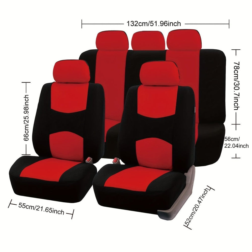 Planet Gates Upgrade Your Car Interior With A Universal Fit 5-Seat Polyester Car Seat Cover Set