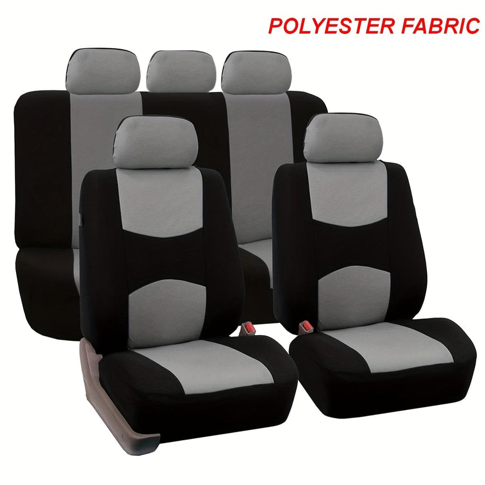 Planet Gates Upgrade Your Car Interior With A Universal Fit 5-Seat Polyester Car Seat Cover Set