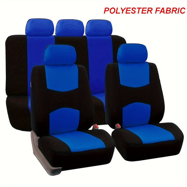 Planet Gates Upgrade Your Car Interior With A Universal Fit 5-Seat Polyester Car Seat Cover Set