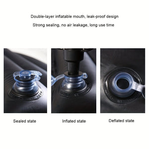 Planet Gates Upgrade Your Car With A Multifunctional Inflatable Bed & Sofa Pillow - Perfect For Camping & Travel!