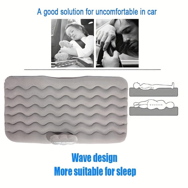 Planet Gates Upgrade Your Car With A Multifunctional Inflatable Bed & Sofa Pillow - Perfect For Camping & Travel!