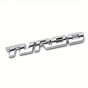 Planet Gates Upgrade Your Car With A Premium 3D Metal Turbo Emblem - Zinc Alloy Decal Sticker For All Cars! Car Tailgate Badge Decoration Auto Accessories
