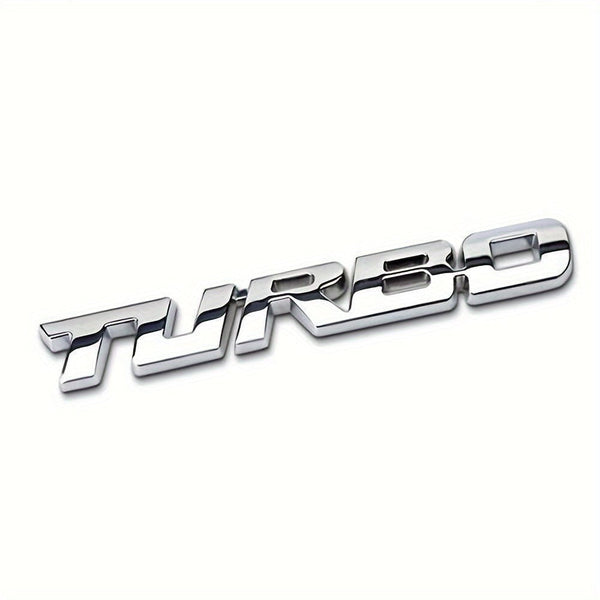 Planet Gates Upgrade Your Car With A Premium 3D Metal Turbo Emblem - Zinc Alloy Decal Sticker For All Cars! Car Tailgate Badge Decoration Auto Accessories