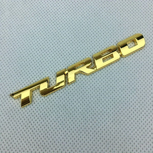 Planet Gates Upgrade Your Car With A Premium 3D Metal Turbo Emblem - Zinc Alloy Decal Sticker For All Cars! Car Tailgate Badge Decoration Auto Accessories