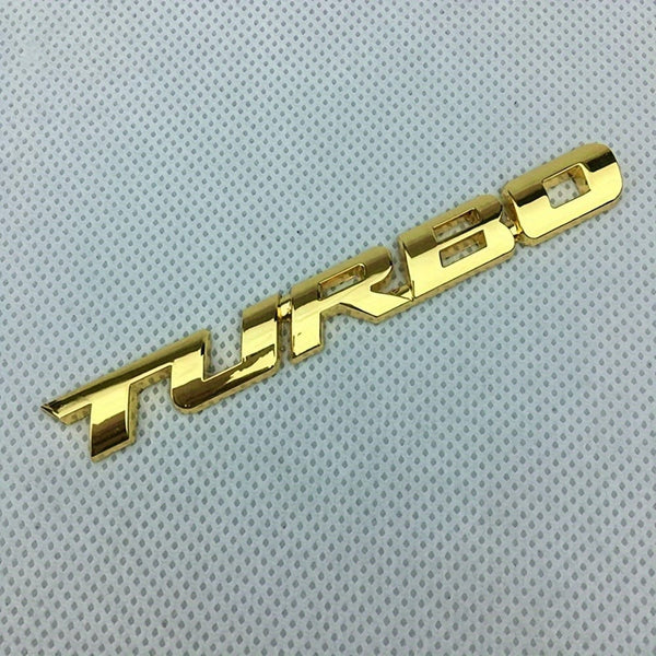 Planet Gates Upgrade Your Car With A Premium 3D Metal Turbo Emblem - Zinc Alloy Decal Sticker For All Cars! Car Tailgate Badge Decoration Auto Accessories