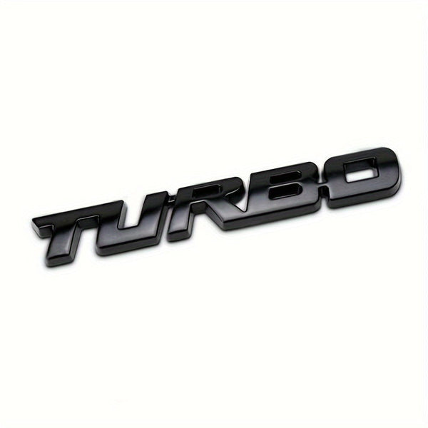 Planet Gates Upgrade Your Car With A Premium 3D Metal Turbo Emblem - Zinc Alloy Decal Sticker For All Cars! Car Tailgate Badge Decoration Auto Accessories