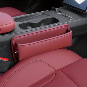Planet Gates Upgrade Your Car with a PU Leather Seat Gap Manager - Keep Your Belongings Secure & Organized!