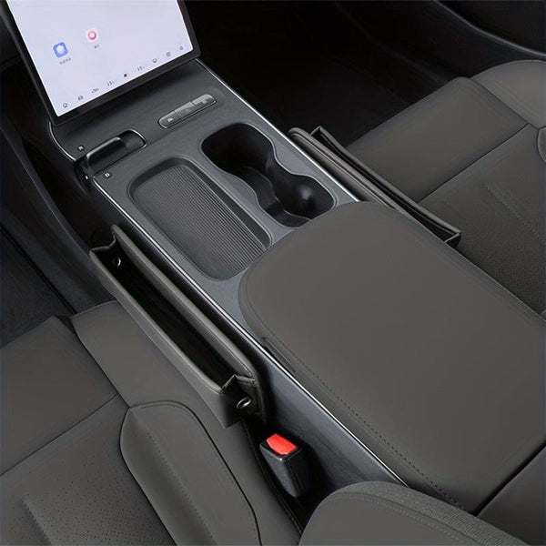 Planet Gates Upgrade Your Car with a PU Leather Seat Gap Manager - Keep Your Belongings Secure & Organized!