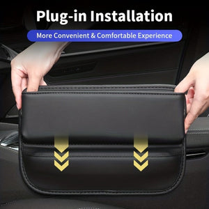 Planet Gates Upgrade Your Car with a PU Leather Seat Gap Manager - Keep Your Belongings Secure & Organized!