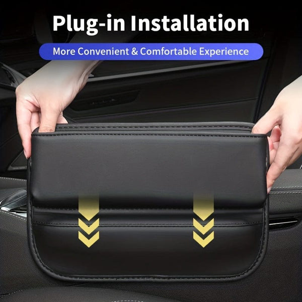 Planet Gates Upgrade Your Car with a PU Leather Seat Gap Manager - Keep Your Belongings Secure & Organized!