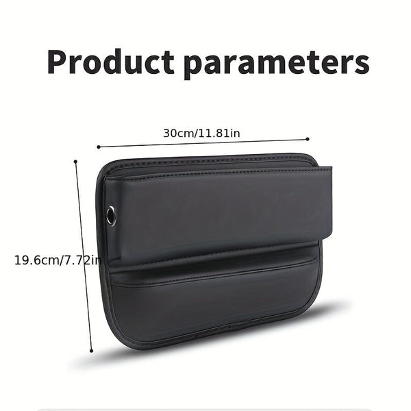 Planet Gates Upgrade Your Car with a PU Leather Seat Gap Manager - Keep Your Belongings Secure & Organized!