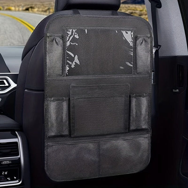 Planet Gates Upgrade Your Car With This Premium Car Seat Back Storage Bag - Anti-Kick Pad Included!