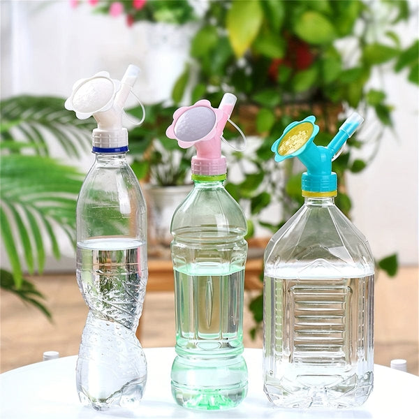 Planet Gates Upgrade Your Watering Routine with This Reusable, Dual-Purpose Nozzle Head - Perfect for Cola Bottles, Beverage Bottles & Flower Sprinklers!
