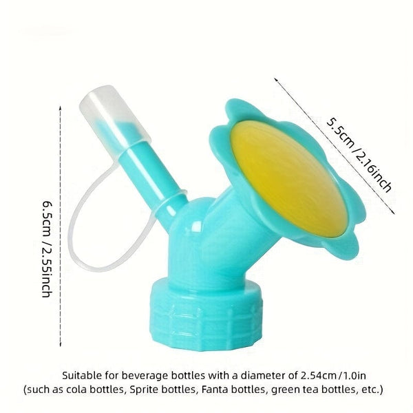 Planet Gates Upgrade Your Watering Routine with This Reusable, Dual-Purpose Nozzle Head - Perfect for Cola Bottles, Beverage Bottles & Flower Sprinklers!