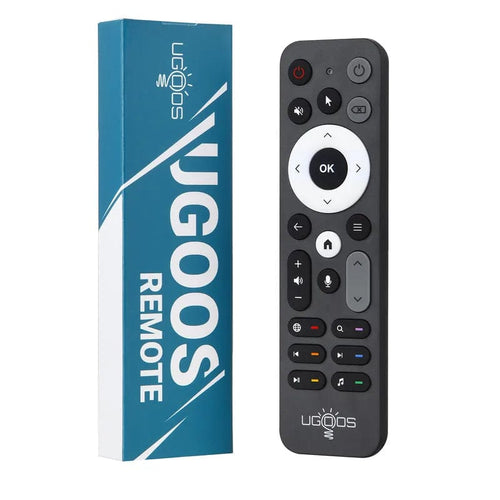 Planet Gates UR02 Original UGOOS UR02 BT Voice Remote Control Replacement for Ugoos TOX1 TOX3 TOX4 AM8 PRO AM6B PLUS X4 X4Q Cube Pro Extra TV Box