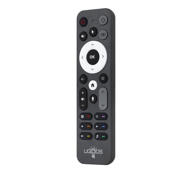 Planet Gates UR02 Original UGOOS UR02 BT Voice Remote Control Replacement for Ugoos TOX1 TOX3 TOX4 AM8 PRO AM6B PLUS X4 X4Q Cube Pro Extra TV Box