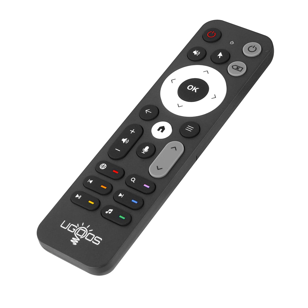 Planet Gates UR02 Original UGOOS UR02 BT Voice Remote Control Replacement for Ugoos TOX1 TOX3 TOX4 AM8 PRO AM6B PLUS X4 X4Q Cube Pro Extra TV Box