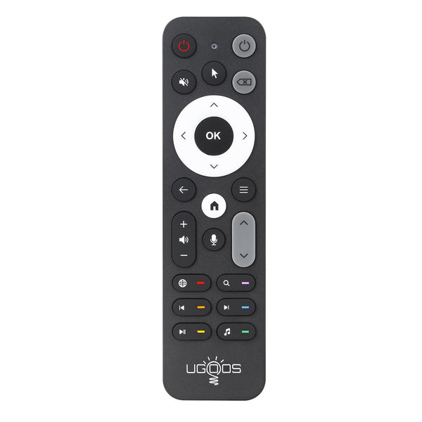 Planet Gates UR02 Original UGOOS UR02 BT Voice Remote Control Replacement for Ugoos TOX1 TOX3 TOX4 AM8 PRO AM6B PLUS X4 X4Q Cube Pro Extra TV Box