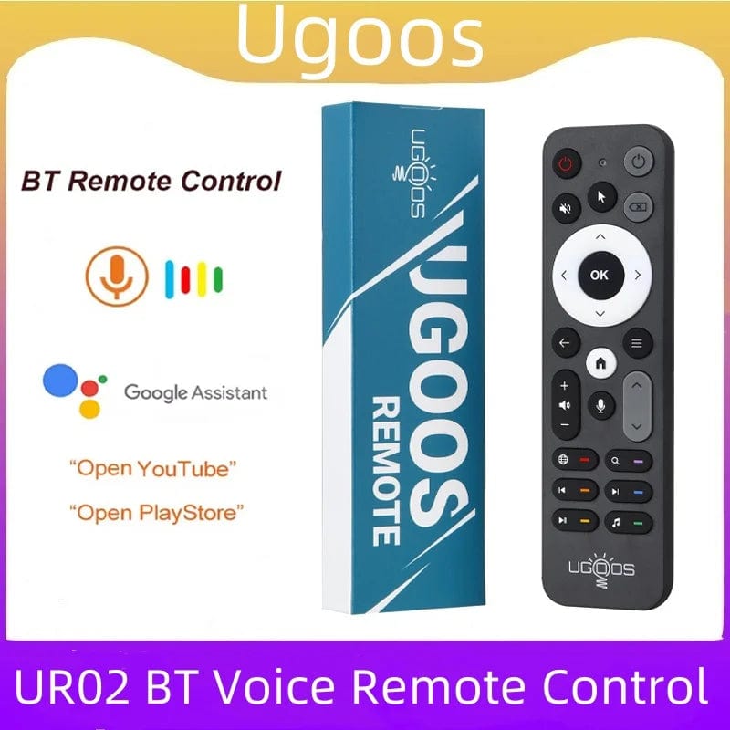 Planet Gates UR02 UGOOS UR02 Bluetooth BT Remote Control Replacement for Ugoos TOX1 TOX3 TOX4 AM8 PRO AM6B PLUS X4 X4Q Cube Pro Extra TV Box