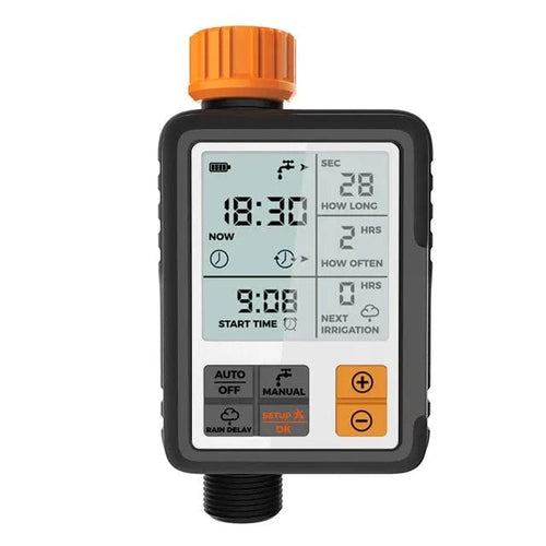 Planet Gates US Plug Automatic Digital Electronic Water Timer System Garden Irrigation Watering Timer Controller EU Plug, US Plug