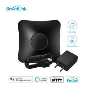 Planet Gates US RM4 PRO Add HTS2 BroadLink RM4 Pro RM4 mini HTS2 Temp and Humidity Sensor  Version Wireless Universal Remote Hub with Smart Home Solution