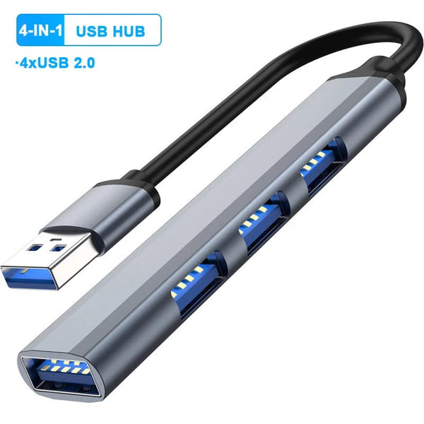 Planet Gates USB 2.0 / CHINA 4-in-1 USB 3.0 HUB USB Hubs Docking Stations Type C 3.1 Multi USB Splitter OTG Adapter For PC Computer Accessories Macbook Pro