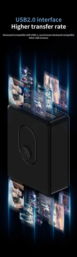 Planet Gates USB 3.0 KVM Switch USB Hub 1x2/2x1 Switcher USB3.0 Switch Shared Controller Splitter for Laptop Computer Printer Keyboard Mouse