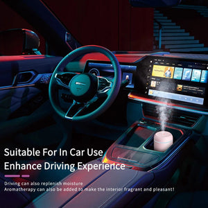 Planet Gates USB Air Humidifier Car Aromatherapy Machine Portable Car Humidifier Desktop Home Mini Air Humidifier