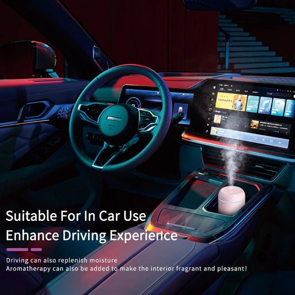 Planet Gates USB Air Humidifier Car Aromatherapy Machine Portable Car Humidifier Desktop Home Mini Air Humidifier