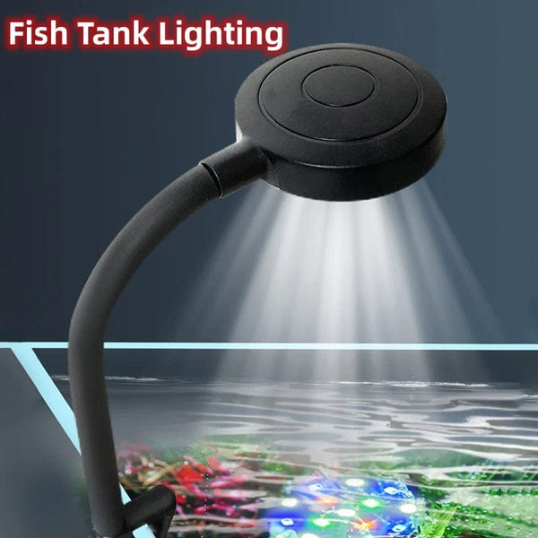 Planet Gates USB Aquarium Light 3W 5V LED Waterproof Fish Tank Lighting Underwater Fish Lamp Aquariums Decor Plant Lamp Mini Fish Tank Light