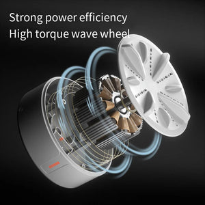 Planet Gates USB Mini Portable Washing Machine Small 3 Gears Timer Rotating Turbo Underwear Sock Washer Dishwasher For Baby Travel Home 미니세탁기