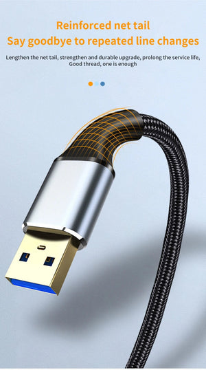 Planet Gates USB3.0 / 3m USB 3.0 Extension Cable Type A Male to Male 5Gbps USB to USB 2.0 Extender for Radiator Hard Disk TV Box USB3.0 Cable Extension