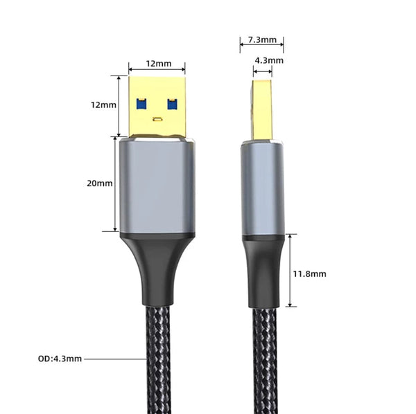 Planet Gates USB3.0 / 3m USB 3.0 Extension Cable Type A Male to Male 5Gbps USB to USB 2.0 Extender for Radiator Hard Disk TV Box USB3.0 Cable Extension