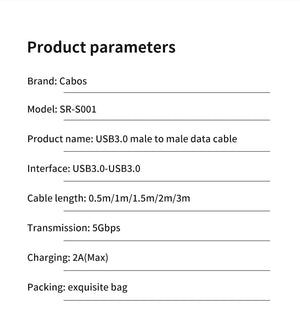Planet Gates USB3.0 / 3m USB 3.0 Extension Cable Type A Male to Male 5Gbps USB to USB 2.0 Extender for Radiator Hard Disk TV Box USB3.0 Cable Extension