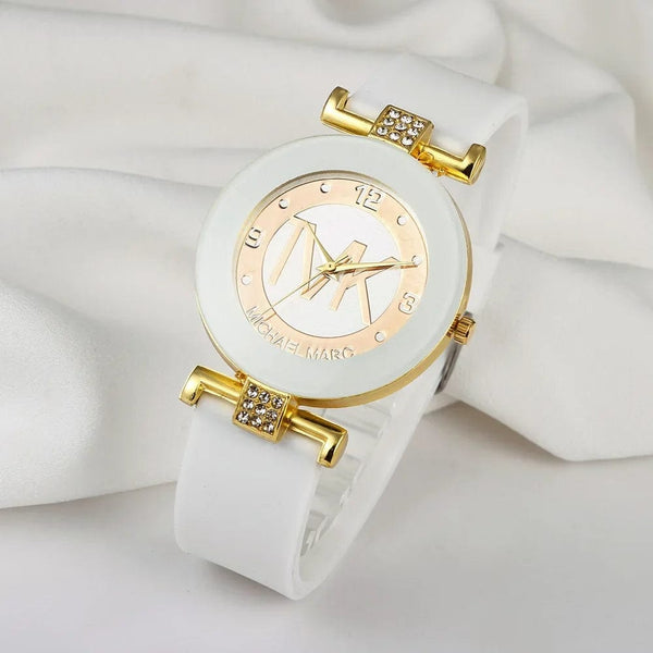 Planet Gates UTHAI W28 Women's Fashion Quartz Watch Light Luxury Diamond Silicone Band College Girl Watches Clock