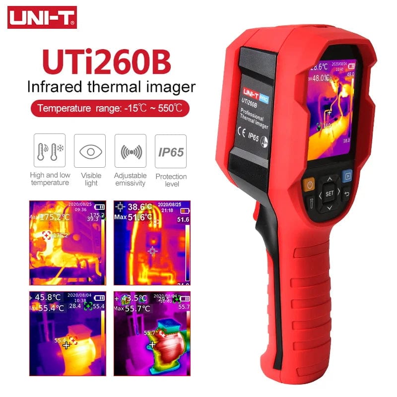 UNI-T UTI260B HD 256X192 Pixels Industrial Thermal Imager Camera Tempe