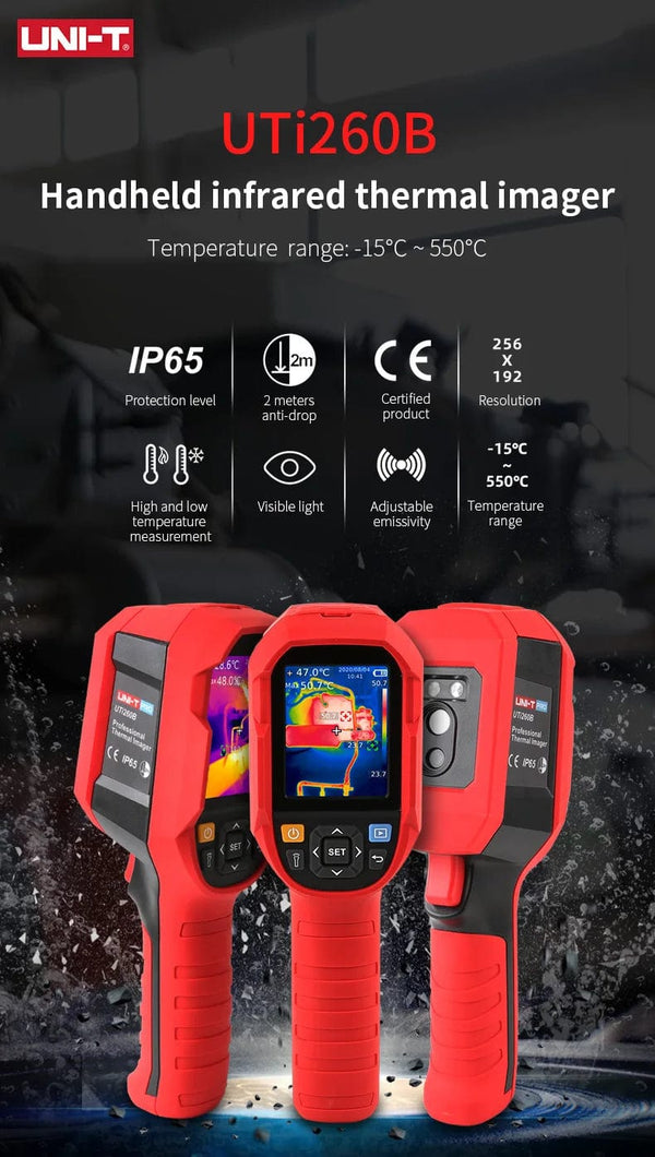 Planet Gates UTI260B / spain UNI-T UTI260B HD 256X192 Pixels Industrial Thermal Imager Camera Temperature Imaging Circuit Electrical Maintenance