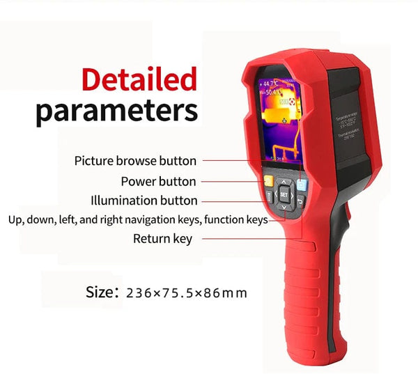Planet Gates UTI260B / spain UNI-T UTI260B HD 256X192 Pixels Industrial Thermal Imager Camera Temperature Imaging Circuit Electrical Maintenance