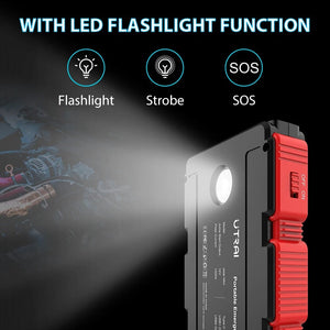 Planet Gates UTRAI 1000A Jump Starter Power Bank Starting Device Portable Emergency Booster for 12V Vehicles Small Trucks