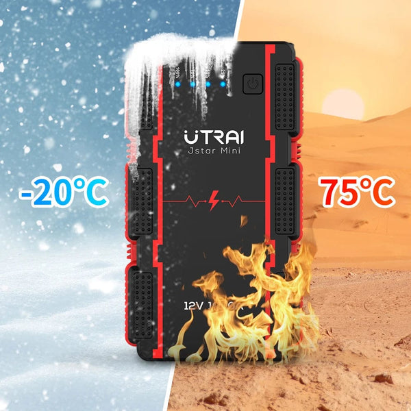 Planet Gates UTRAI 1000A Jump Starter Power Bank Starting Device Portable Emergency Booster for 12V Vehicles Small Trucks