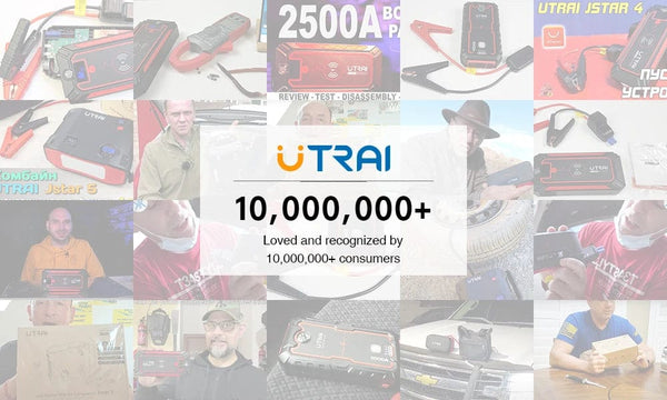 Planet Gates UTRAI 2000A Jump Starter Power Bank Portable Charger Starting Device For 8.0L/6.0L Emergency Car Battery Jump Starter