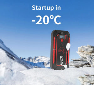 Planet Gates UTRAI 2500A Jump Starter Power Bank Battery Portable Charger 10W Wireless Charging LCD Screen Safety Hammer Car Starting Device