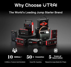 Planet Gates UTRAI Power Bank  2000A Jump Starter Portable Charger Car Booster 12V Auto Starting Device Emergency Car Battery Starter