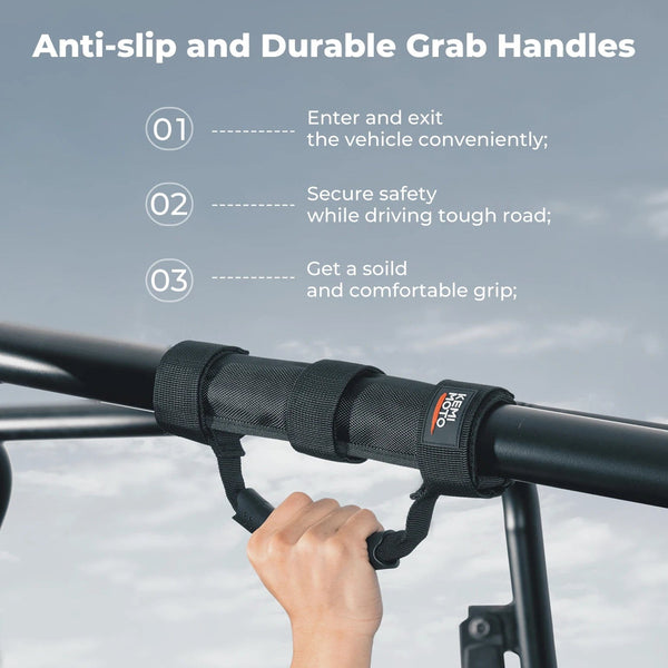 Planet Gates UTV ATV Sports Roll Bar Cages Grab Handle Hold For Jeep For Can-am Commander Maverick x3 1000 Compatible with Polaris RZR Ranger