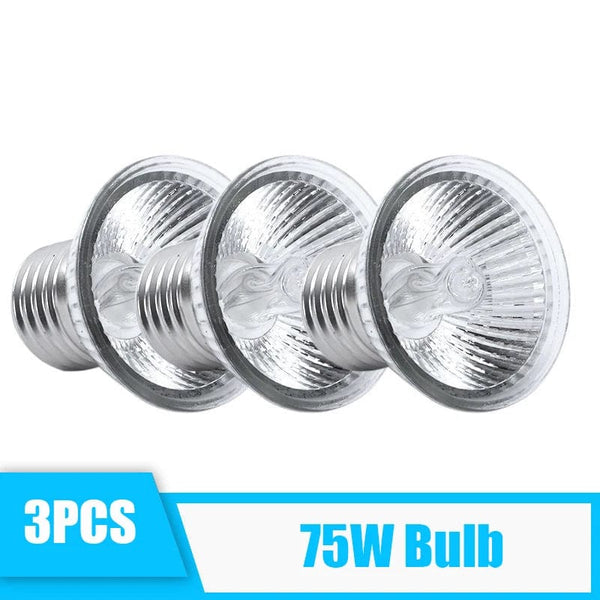 Planet Gates UVA+UVB 3.0 Reptile Lamp Set Clip-on Lamp Holder Bulb Thermometer Hygrometer Turtle Tortoises Lizard Sunlight Basking Heat Light