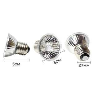 Planet Gates UVA+UVB 3.0 Reptile lamp Set with Clip-on Bulb Lamp Holder Turtle Basking UV Heating Lamp Kit Tortoises Light Lizards Lighting