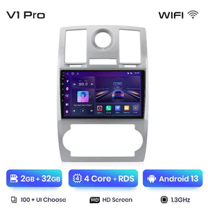 Planet Gates V1.C (1GB-32GB) / Poland Junsun Car Radio For Chrysler 300C Aspen 2004 - 2008 wireless CarPlay Android Auto car intelligent systems No 2 din 2din DVD